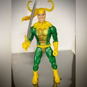 Marvel Legends 6” Loki Loose Action Figure w/ Accessory-NEW No Box  never used